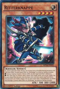 Ritterknappe Yu-Gi-Oh! Karte MP16-DE123 Super Rare