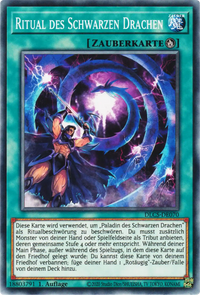 Ritual des Schwarzen Drachen Yu-Gi-Oh! Karte DLCS-DE070 Common