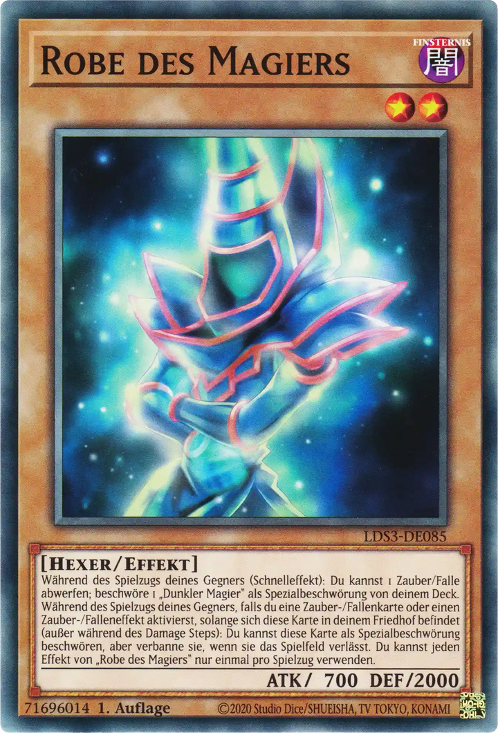 Robe des Magiers Yu-Gi-Oh! Karte LDS3-DE085 Ultra Rare