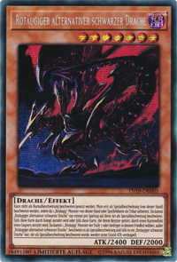 Rotäugiger alternativer schwarzer Drache Yu-Gi-Oh! Karte TN19-DE005 Secret Rare