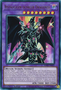 Rotäugiger dunkler Dragoner Yu-Gi-Oh! Karte RA02-DE021 Ultra Rare