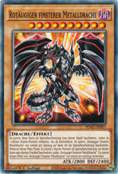 Rotäugiger finsterer Metalldrache Yu-Gi-Oh! Karte SDAZ-DE007 Common