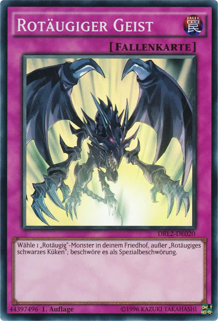 Rotäugiger Geist Yu-Gi-Oh! Karte DRL2-DE020 Super Rare