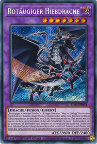 Rotäugiger Hiebdrache Yu-Gi-Oh! Karte LDS1-DE014 Common