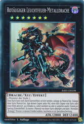 Rotäugiger Leuchtfeuer-Metalldrache Yu-Gi-Oh! Karte RA01-DE038 Super Rare