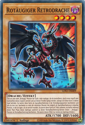 Rotäugiger Retrodrache Yu-Gi-Oh! Karte LDS1-DE009 Common
