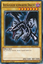 Rotäugiger schwarzer Drache Yu-Gi-Oh! Karte MIL1-DE027 Common