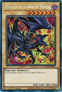 Rotäugiger schwarzer Drache Yu-Gi-Oh! Karte MP24-DE054 Secret Rare