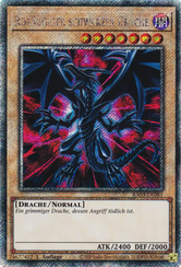 Rotäugiger schwarzer Drache Yu-Gi-Oh! Karte RA03-DE081 Platinum Secret Rare