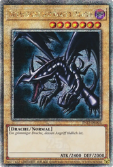 Rotäugiger schwarzer Drache Yu-Gi-Oh! Karte TN23-DE003 Quarter Century Secret Rare