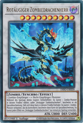Rotäugiger Zombiedrachenherr Yu-Gi-Oh! Karte DIFO-DE039 Ultra Rare