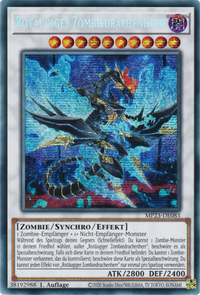 Rotäugiger Zombiedrachenherr Yu-Gi-Oh! Karte MP23-DE083 Secret Rare