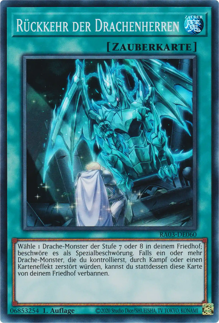 Rückkehr der Drachenherren Yu-Gi-Oh! Karte RA03-DE060 Super Rare