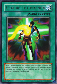 Rückkehr der Verdammten Yu-Gi-Oh! Karte LON-G021 Rare