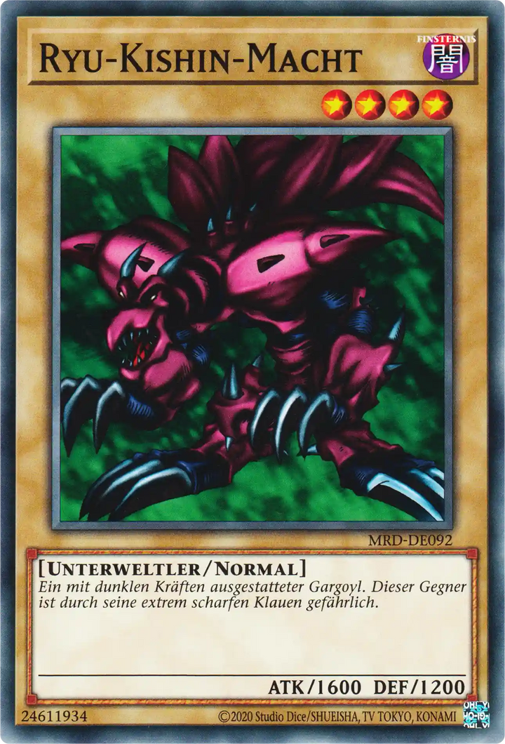 Ryu-Kishin-Macht Yu-Gi-Oh! Karte MRD-DE092 Common