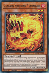 Salamandra, der fliegende Flammendrache Yu-Gi-Oh! Karte MZMI-DE002 Super Rare