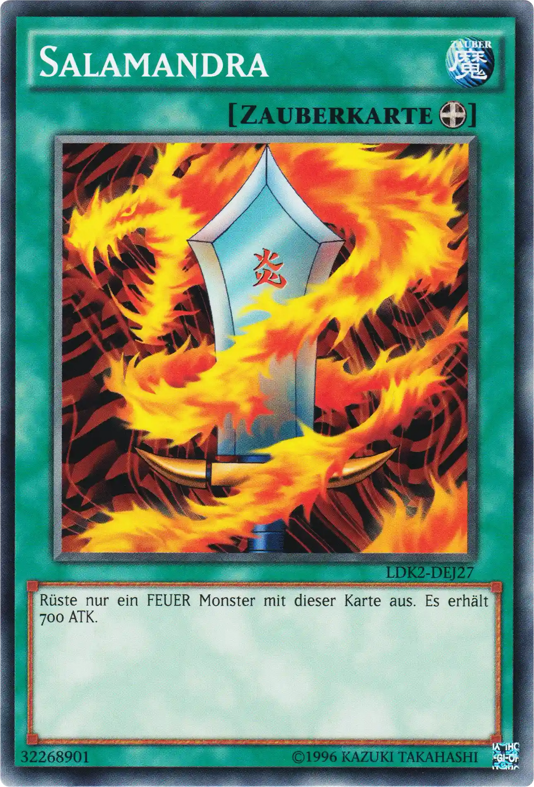 Salamandra Yu-Gi-Oh! Karte LDK2-DEJ27 Common