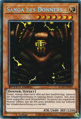 Sanga des Donners Yu-Gi-Oh! Karte SGX2-DED07 Secret Rare