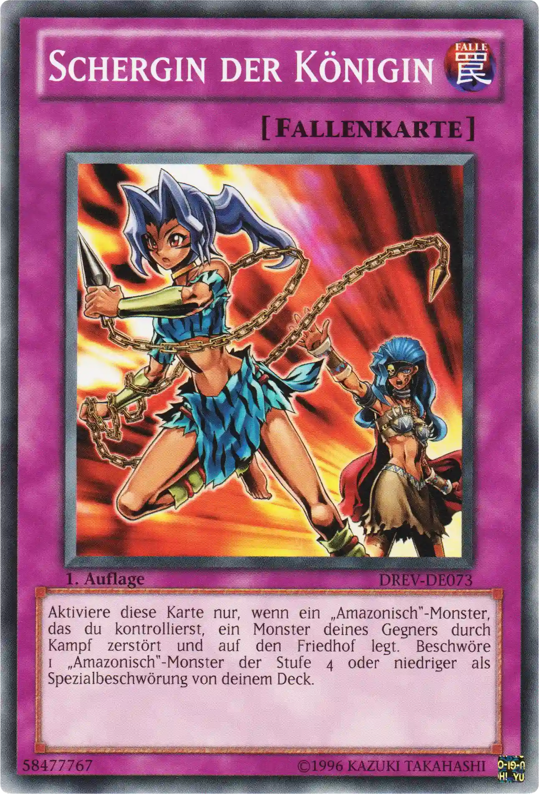Schergin der Königin Yu-Gi-Oh! Karte DREV-DE073 Common