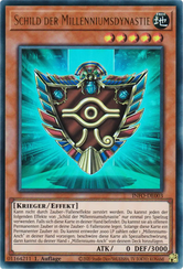 Schild der Millenniumsdynastie Yu-Gi-Oh! Karte INFO-DE003 Ultra Rare