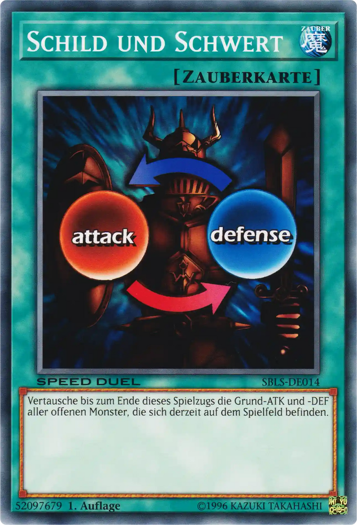 Schild und Schwert Yu-Gi-Oh! Karte SBLS-DE014 Common