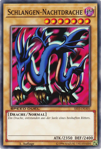 Schlangen-Nachtdrache Yu-Gi-Oh! Karte SS03-DEA01 Common