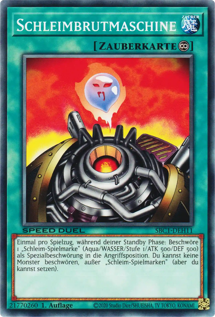 Schleimbrutmaschine Yu-Gi-Oh! Karte SBC1-DEH11 Common