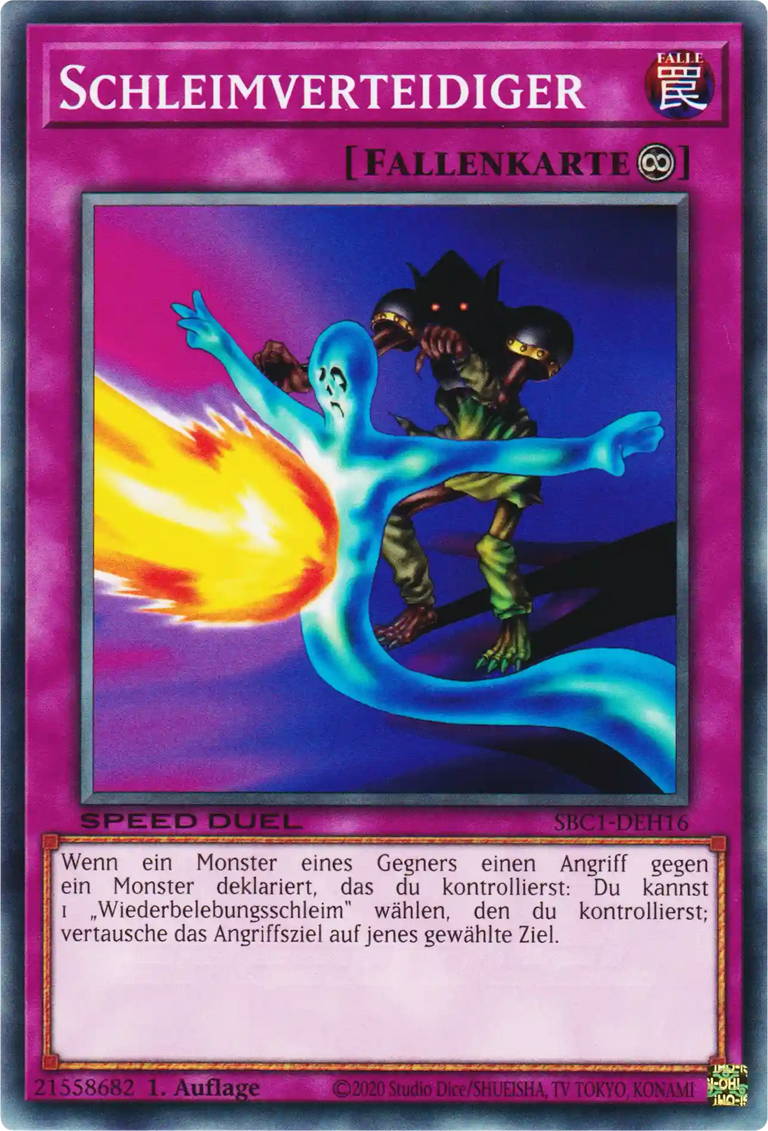 Schleimverteidiger Yu-Gi-Oh! Karte SBC1-DEH16 Common