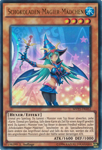 Schokoladen-Magier-Mädchen Yu-Gi-Oh! Karte MVP1-DE052 Ultra Rare