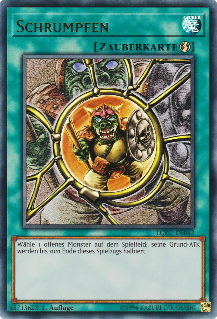 Schrumpfen Yu-Gi-Oh! Karte LCKC-DE043 Ultra Rare