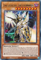 Schwarz Glänzender Soldat - Gesandter der Abenddämmerung Yu-Gi-Oh! Karte TOCH-DE033 Rare