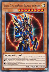 Schwarz Glänzender Soldat - Gesandter des Anfangs Yu-Gi-Oh! Karte TOCH-DE029 Rare