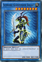 Schwarz Glänzender Soldat Yu-Gi-Oh! Karte YGLD-DEA01 Common