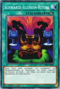 Schwarze-Illusion-Ritual Yu-Gi-Oh! Karte LED2-DE006 Common
