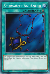 Schwarzer Anhänger Yu-Gi-Oh! Karte YSYR-DE027 Common