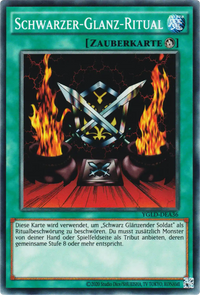 Schwarzer-Glanz-Ritual Yu-Gi-Oh! Karte YGLD-DEA36 Common