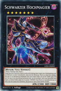 Schwarzer Hochmagier Yu-Gi-Oh! Karte LDS3-DE092 Common