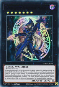 Schwarzer Illusionsmagier Yu-Gi-Oh! Karte LDS3-DE091 Blue Ultra Rare