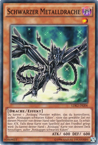Schwarzer Metalldrache Yu-Gi-Oh! Karte LDK2-DEJ06 Common