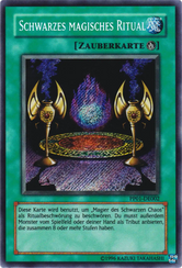 Schwarzes magisches Ritual Yu-Gi-Oh! Karte PP01-DE002 Secret Rare