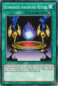 Schwarzes magisches Ritual Yu-Gi-Oh! Karte YGLD-DEC32 Common