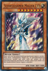 Schweigsamer Magier LV8 Yu-Gi-Oh! Karte YGLD-DEC04 Ultra Rare