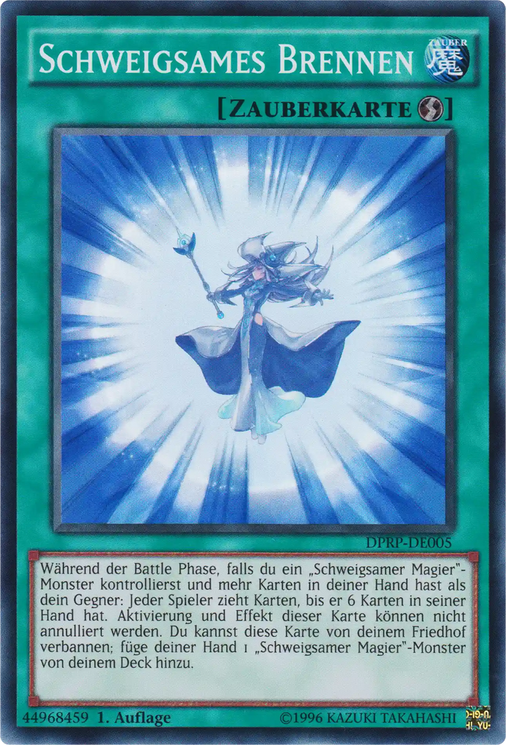 Schweigsames Brennen Yu-Gi-Oh! Karte DPRP-DE005 Super Rare