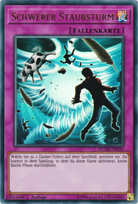 Schwerer Staubsturm Yu-Gi-Oh! Karte DUDE-DE050 Ultra Rare