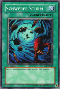 Schwerer Sturm Yu-Gi-Oh! Karte SD5-DE023 Common