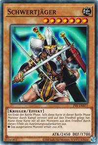 Schwertjäger Yu-Gi-Oh! Karte PSV-DE077 Common
