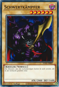 Schwertkämpfer Yu-Gi-Oh! Karte STAX-DE007 Common