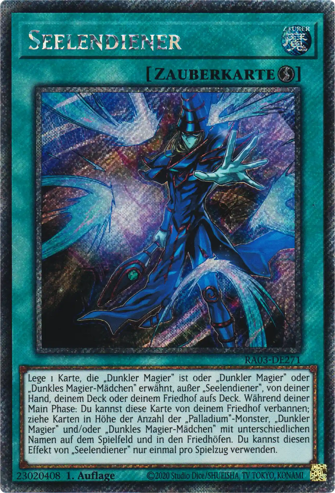 Seelendiener Yu-Gi-Oh! Karte RA03-DE271 Platinum Secret Rare