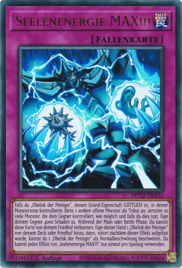 Seelenenergie MAX!!! Yu-Gi-Oh! Karte MP22-DE272 Ultra Rare
