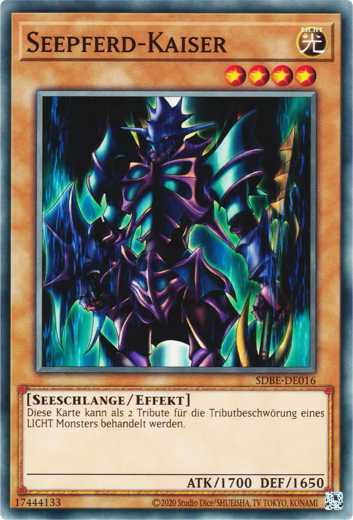 Seepferd-Kaiser Yu-Gi-Oh! Karte SDBE-DE016 Common